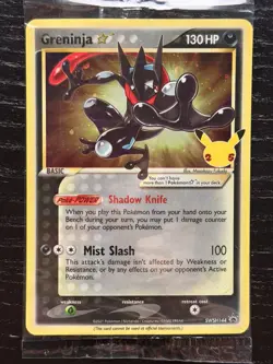 Pokemon TCG Greninja Gold Star SWSH144 - Celebrations Gold Star Promo - Sealed - Image 1