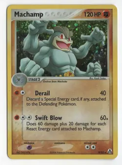 Pokemon TCG - Machamp 9/92 EX Legend Maker (2006) - Holo Rare - LP - Image 1