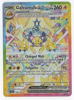 Galvantula ex 168/142 - Stellar Crown Special Illustration Rare Pokemon TCG - NM - Image 1
