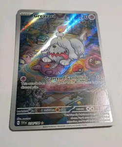 Pokemon TCG Scarlet & Violet Base Set Holo Illustration Rare Greavard 214/198 - Image 2