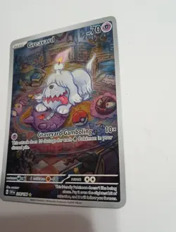 Pokemon TCG Scarlet & Violet Base Set Holo Illustration Rare Greavard 214/198 - Image 3
