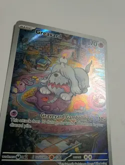 Pokemon TCG Scarlet & Violet Base Set Holo Illustration Rare Greavard 214/198 - Image 4