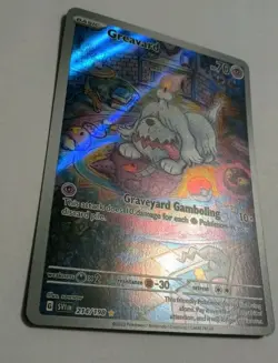 Pokemon TCG Scarlet & Violet Base Set Holo Illustration Rare Greavard 214/198 - Image 5