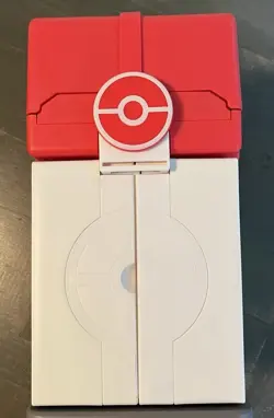 Jazwares Pokeball Deck Box Pokemon TCG Great Condition Plastic Compartments - Image 1