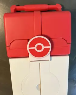 Jazwares Pokeball Deck Box Pokemon TCG Great Condition Plastic Compartments - Image 2