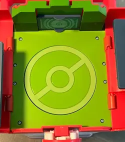 Jazwares Pokeball Deck Box Pokemon TCG Great Condition Plastic Compartments - Image 4