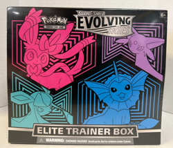 Pokemon TCG Elite Trainer Box ~ Sword & Shield ~ Evolving Skies ~ SEALED #1 - Image 1
