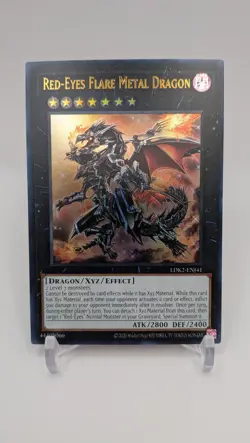 Red-Eyes Flare Metal Dragon LDK2-ENJ41 Legendary Decks II Yu-Gi-Oh - Image 1