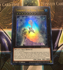 *** TEARDROP THE RIKKA QUEEN *** ULTRA RARE 1ST EDITION MAZE-EN053 YUGIOH! - Image 1