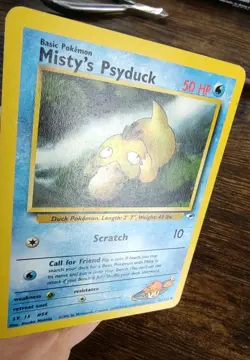 Misty's Psyduck Gym Heroes 54/132 Regular Non Holo Pokemon - Image 1