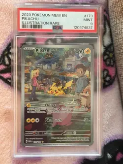Pikachu 173/165 Pokemon TCG Scarlet & Violet 151 English - PSA 9 - Image 1