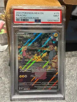 Pikachu 173/165 Pokemon TCG Scarlet & Violet 151 English - PSA 9 - Image 5
