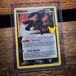 Umbreon Gold Star 17/17 Celebrations Classic Collection Pokemon TCG NM - Image 1