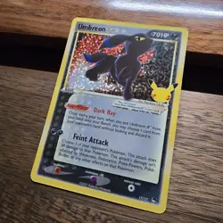 Umbreon Gold Star 17/17 Celebrations Classic Collection Pokemon TCG NM - Image 3