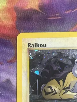 Pokemon TCG Raikou Neo Revelation Holo Rare Card 13/64 1st Edition - Image 2
