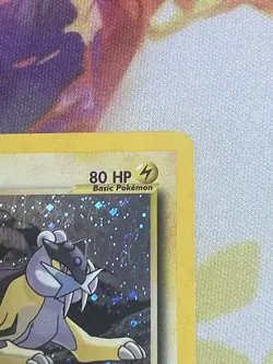 Pokemon TCG Raikou Neo Revelation Holo Rare Card 13/64 1st Edition - Image 3