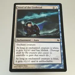 Steel of the Godhead C Duel Decks: Venser vs. Koth 30 MTG NM - Buy 3 Get 2 Free - Image 1