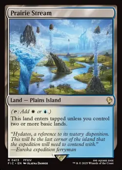 Prairie Stream #413 (NM) - MTG - Final Fantasy Commander Magic: The Gathering - Image 1