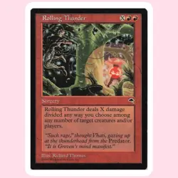 Rolling Thunder #198 Tempest Lightly played MTG - Image 1