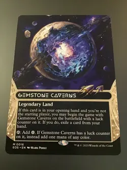 MTG Edge of Eternities #0016 Gemstone Caverns Stellar Sights NM - Image 1