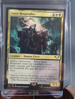 Sister Hospitaller Universes Beyond: Warhammer 40000 MTG Regular Near Mint - Image 3