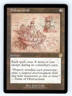 Defense Grid (Schematic) R The Brothers' War: Retro Frame Artifacts 76 Normal NM - Image 1
