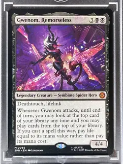 MTG Gwenom, Remorseless Marvel's Spider-Man 0056 Mythic - Image 1