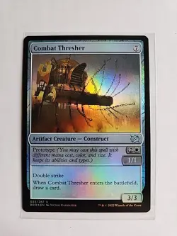 Combat Thresher (Foil) - The Brothers' War - LP - MTG Magic - Uncommon - Image 1