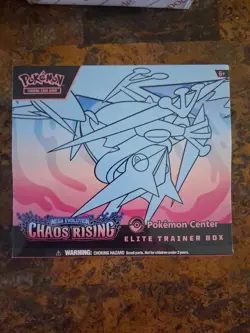 Pokemon Center Chaos Rising ETB SEALED !!MINT!! Same Day Shipping - Image 1