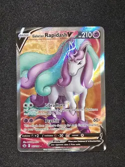 Galarian Rapidash V 167/198 Chilling Reign Full Art Ultra Rare Pokemon Card NM - Image 1