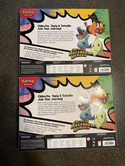 Pokemon TCG Ascended Heroes First Partners Deluxe Pin Collection Sealed Lot Of 2 - Image 2