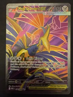 Mega Skarmory ex 106/88 Double Rare Full Art Pokemon Perfect Order ME03 - Image 1