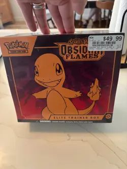 Pokemon: Scarlet & Violet 3: Obsidian Flames Elite Trainer Box - 9 Packs 820650853913 - Image 1