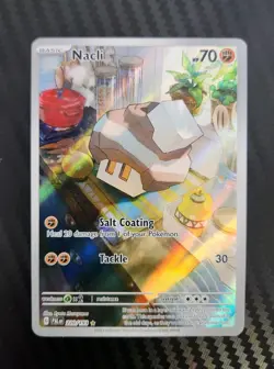 2023 Pokemon Scarlet & Violet Paldea Evolved Nacli #220/193 Illustration Rare - Image 1