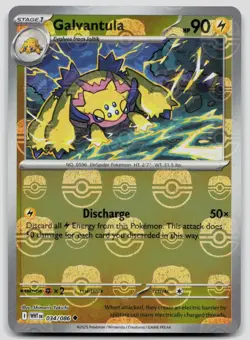 Galvantula 034/086 White Flare Master Ball Pokemon NM - Image 1