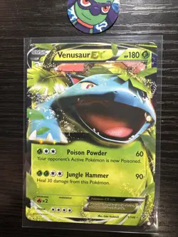 Pokemon TCG Venusaur EX Holo Ultra Rare Holo 1/146 XY Base Set 2014 - Image 1