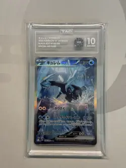2025 POKEMON JAPANESE BLACK BOLT KYUREM EX SAR 168/086 TAG 10 GEM MINT - Image 1