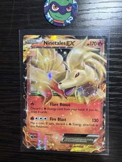 Pokemon TCG Ninetales EX 13/83 Ultra Rare Holo XY Generations 2016 NM - Image 1