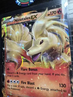 Pokemon TCG Ninetales EX 13/83 Ultra Rare Holo XY Generations 2016 NM - Image 2