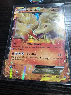 Pokemon TCG Ninetales EX 13/83 Ultra Rare Holo XY Generations 2016 NM - Image 3