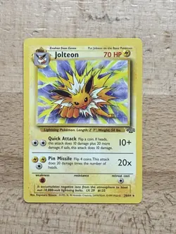 Jolteon 20/64 Jungle Non-Holo 1999 Pokemon TCG LP - Image 1