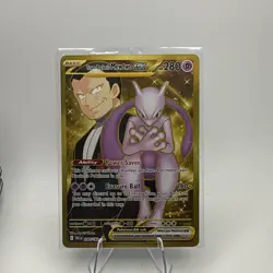Pokemon TCG Team Rockets Mewtwo EX Special Illustration Destined Rivals - Image 1