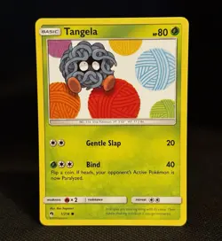 Tangela 1/214 Common Lost Thunder Pokemon Near Mint - Image 1