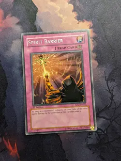 YUGIOH SPIRIT BARRIER 1st Edition Rare SOD-EN051 LP - Image 1