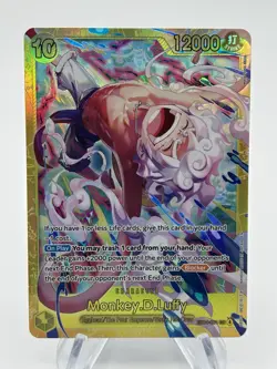 One Piece Monkey D. Luffy EB04-061 SEC Foil Adventure on Kami's Island TCG NM/M - Image 1
