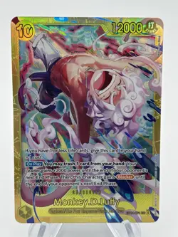 One Piece Monkey D. Luffy EB04-061 SEC Foil Adventure on Kami's Island TCG NM/M - Image 3