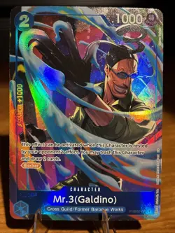 MR. 3 GALDINO - One Piece PRB02-009 - AA Alt Art Rare R - Premium Booster Vol. 2 - Image 1