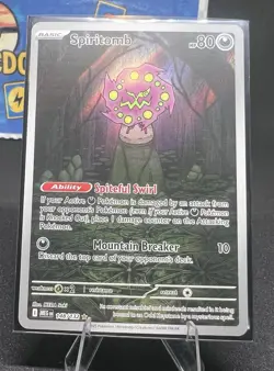 Pokemon TCG Spiritomb 148/132 Mega Evolution Illustration Rare Card NM Condition - Image 1