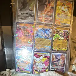 Pokemon TCG Mixed Card Lot Mystery Binder Meowth Salazzle Lucario Pikachu Holo - Image 2