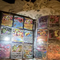 Pokemon TCG Mixed Card Lot Mystery Binder Meowth Salazzle Lucario Pikachu Holo - Image 3